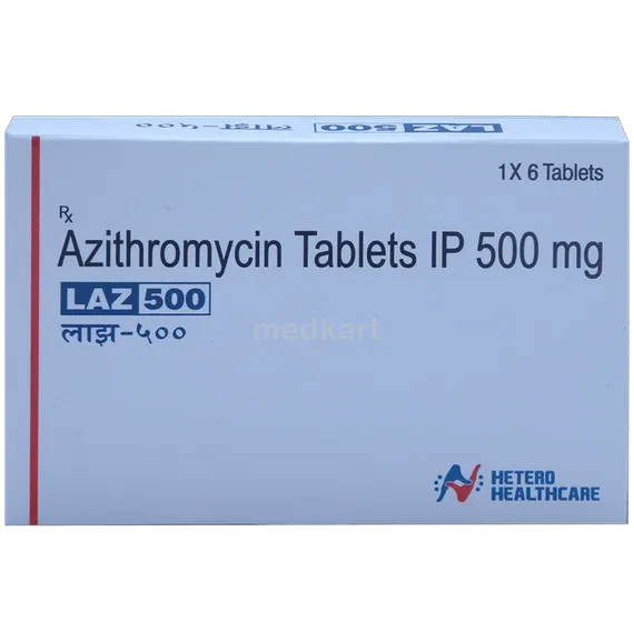 laz 500mg tablet 6's